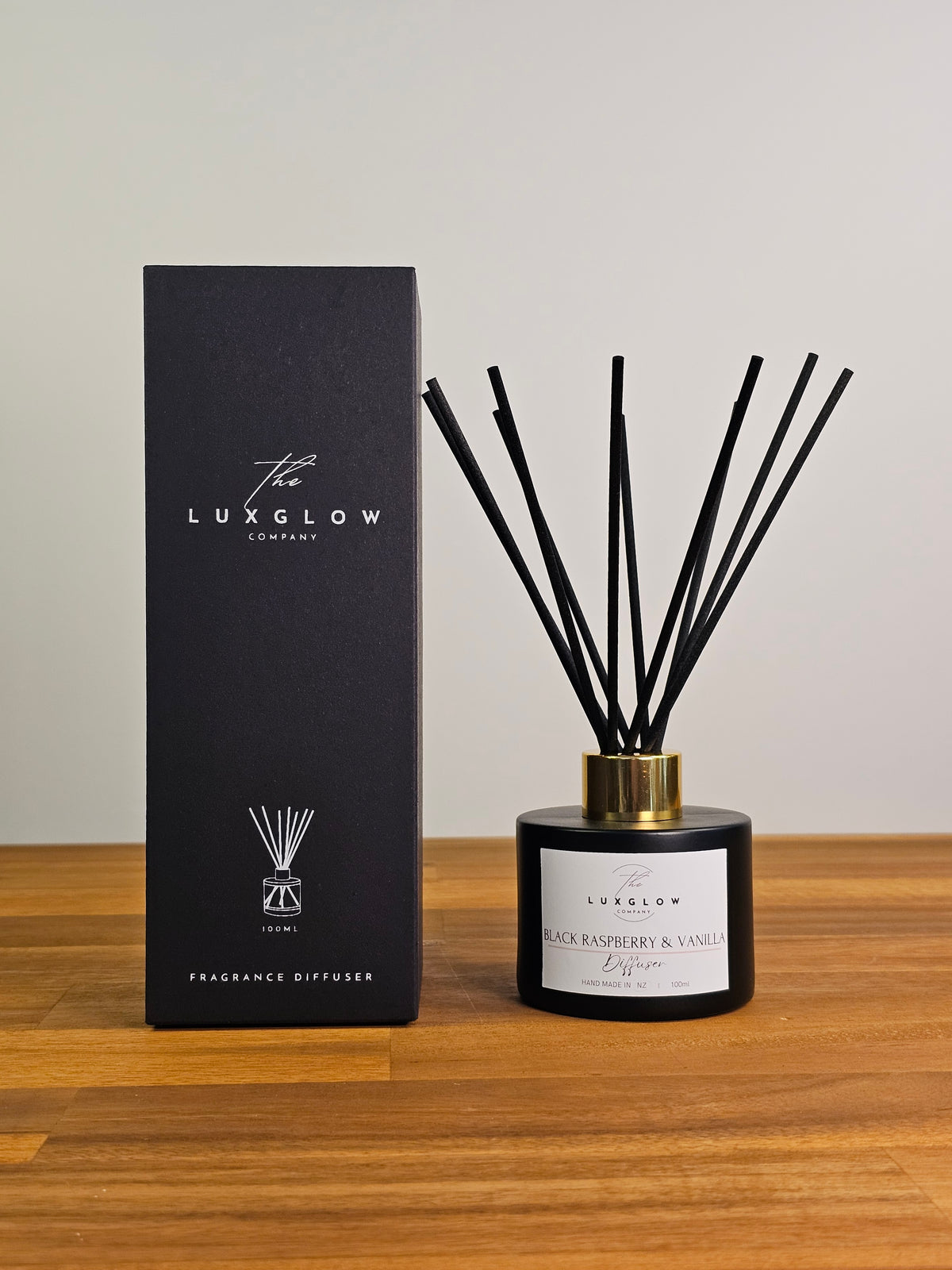 Raspberry Ripple Reed Diffuser Black Raspberry & Vanilla - Reed Diffuser – The LuxGlow Company