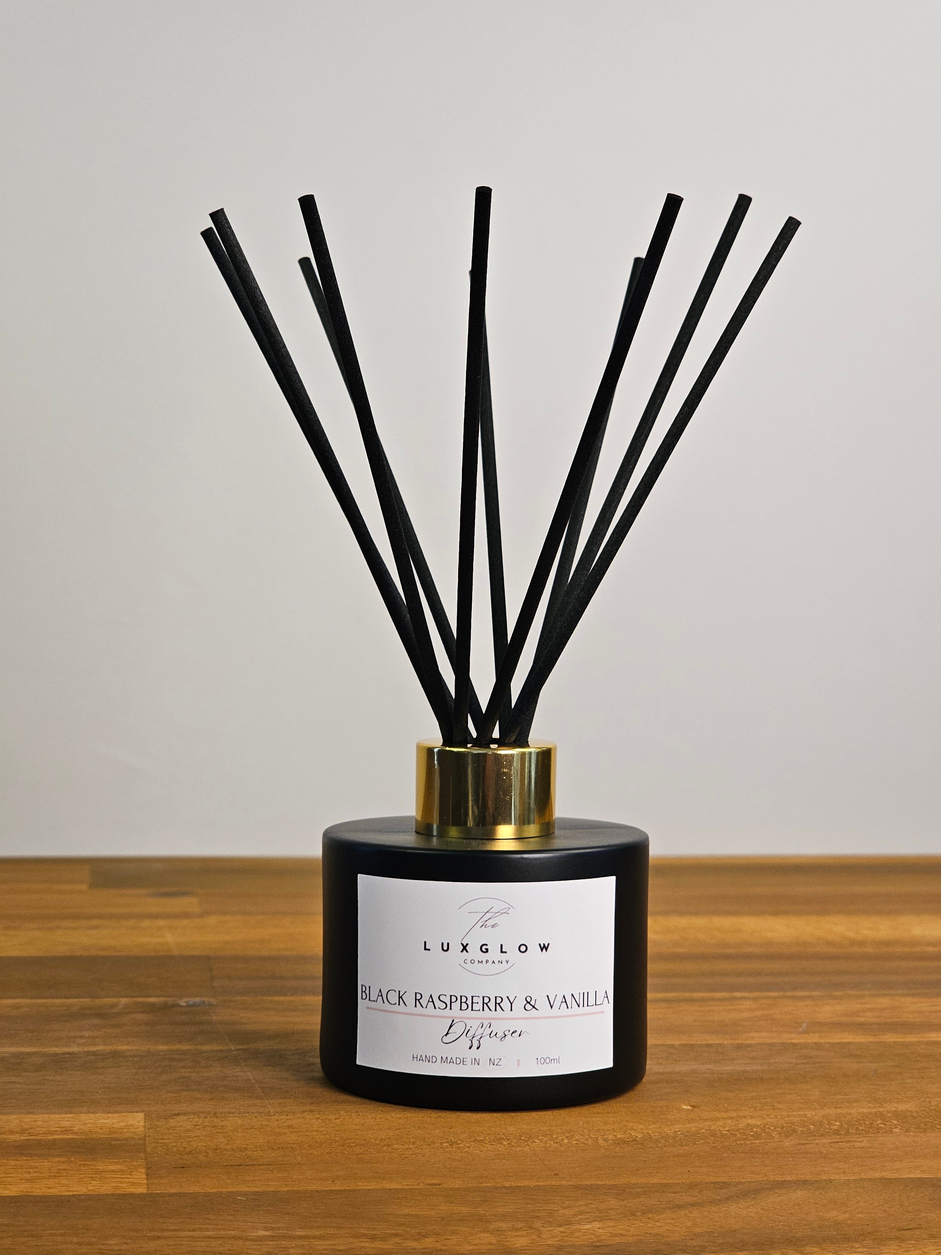 Raspberry Ripple Reed Diffuser Black Raspberry & Vanilla - Reed Diffuser – The LuxGlow Company